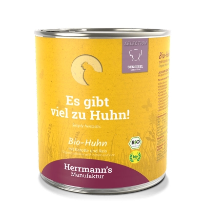 Herrmann's Selection Sensible Bio-Huhn mit Karotte und Reis