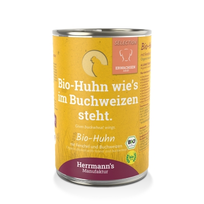 Herrmann's Selection Adult Bio-Huhn mit Fenchel und Buchweizen