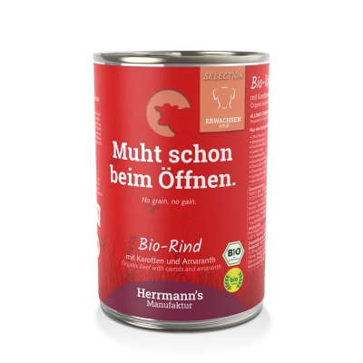Herrmann's Selection Adult Bio Rind mit Karotten und Amaranth