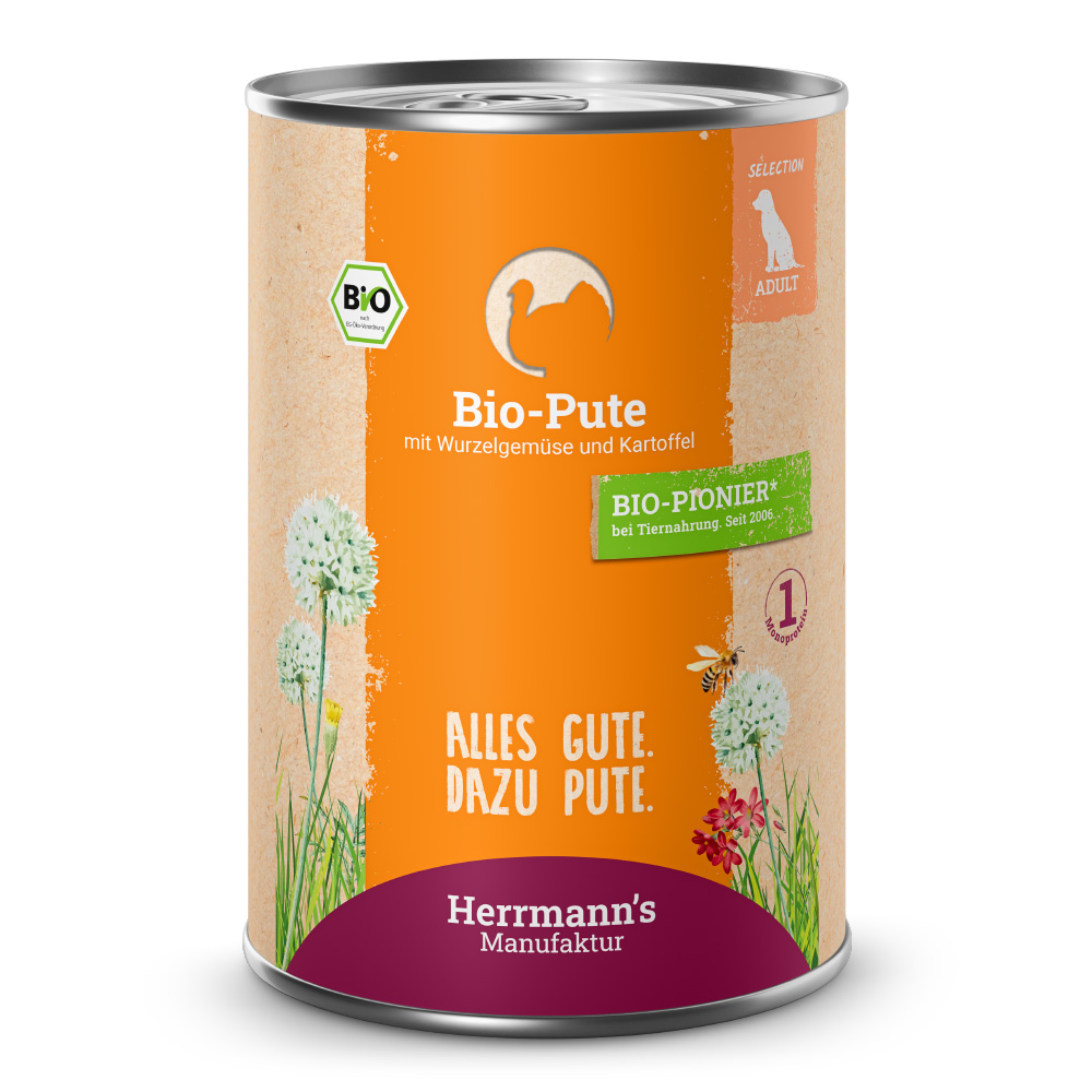 Natrliches Bio Hundefutter: Pute, Wurzelgemse & Kartoffel | Futterkisterl  Tirol